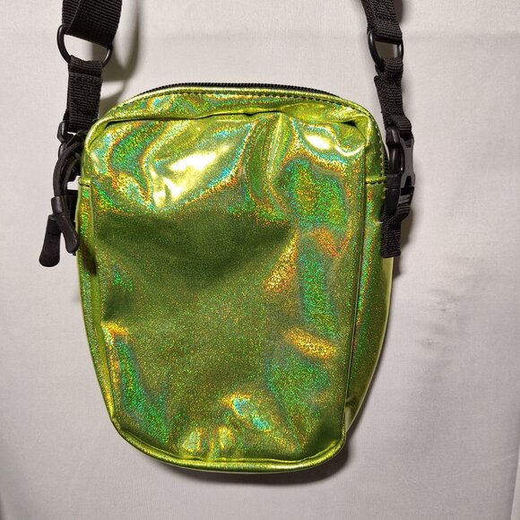 Vibedration Messenger/Crossbody Bag - yellow-green glitter - used - Picture 4 of 11